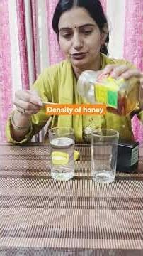 Density of Matter Explained 🔥 Honey vs Water Experiment