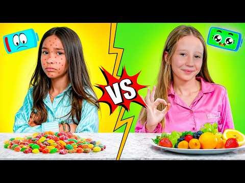 Nastya and friend learn how to stay healthy