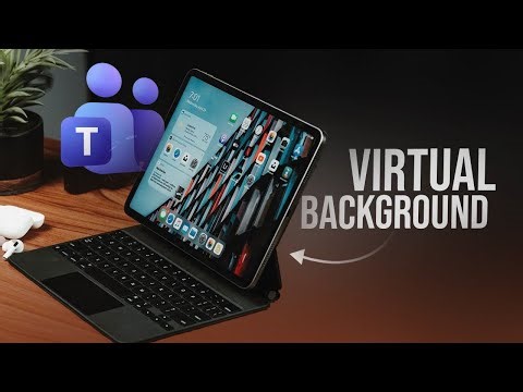 How to Put Extra Virtual Background on iPad in Teams (tutorial)