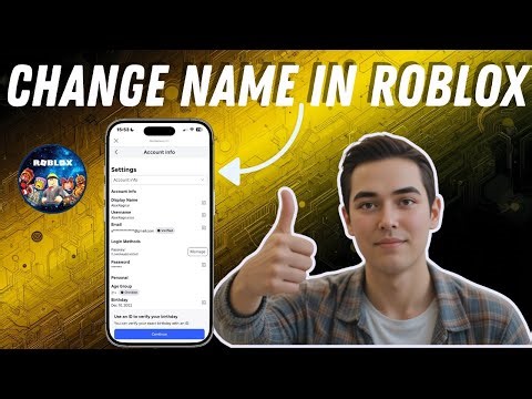 How To Change Your Name In Roblox | Display Name & Username Tutorial (2026)