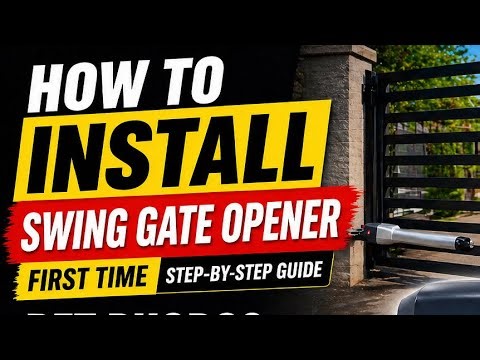 BFT Phobos Swing Gate Opener Installation | Step-by-Step Beginner Training Guide