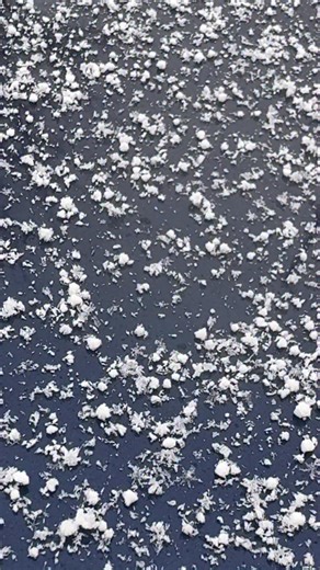 A light snow mixed with some graupel currently falling here in Columbia, SC. A little further north in Charlotte Reynolds Wolf has all snow. It will turn to all snow here in Columbia later this morning and be heavier. What is graupel? Graupel (also called soft hail or snow pellets) forms when snowflakes fall through supercooled water droplets that freeze onto them. This coats the snowflake in ice, turning it into a small, white, crunchy pellet. Snowflake supercooled water = graupel ❄️⚡ | Charles