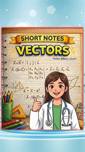Vectors Short Notes 💫 | Class 11th | Physics | NEET | JEE | CBSE | BOARD