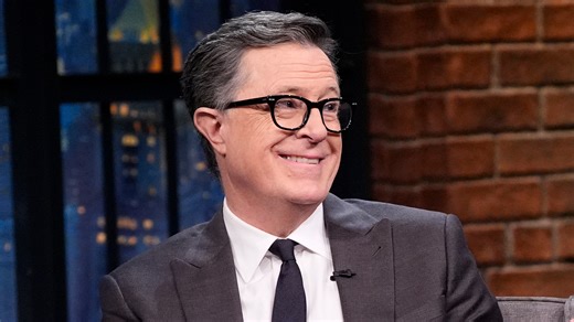 Stephen Colbert talks about winning an Emmy for The Late Show and auctioning off items from the show to raise money for Chef José Andrés' World Central Kitchen before responding to corrections of his show from Seth's jackals. | Late Night with Seth Meyers