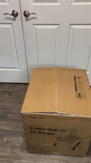 SnapMaker U1 UnBoxing #cool3dprints #3dprinting #3dprintlife #3dprinted #3dprints #snapmaker #asmr