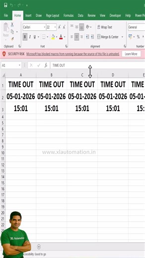Fixing Microsoft Has Blocked Macros Error #excel #excelforbeginners #exceltips #exceltutorial