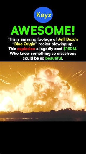 The “Blue Origin” Explosion Was Amazing #shorts