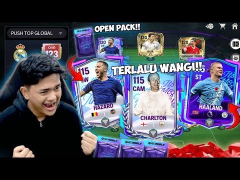 AKU HABISKAN PACK TOKO MENCARI EDEN HAZARD, HAALAND , CHARLTON UNTUK PUSH TOP GLOBAL! - EA FC MOBILE