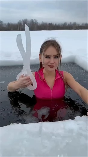 Russian Ice Queen 🥶❄️ Her Amazing Winter Skills Will Shock You! 😱 #Shorts