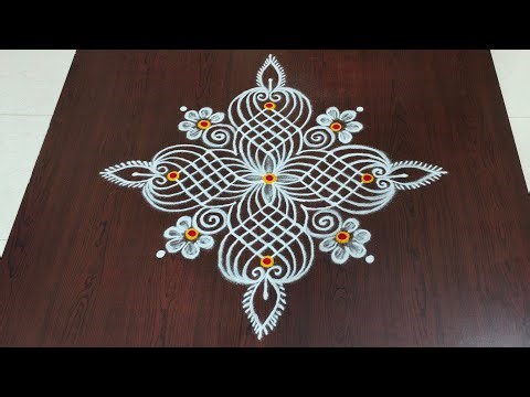 Dhanurmasam geethala muggulu|7dots padi kolams|pongal kolams|easy sankranti muggulu#Rang Kaa Rangoli