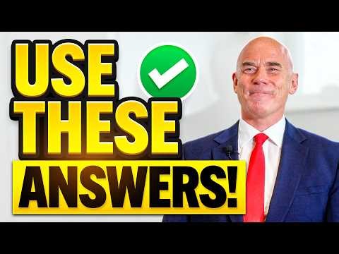 16 INTERVIEW QUESTIONS & ANSWERS! (How to PASS Your Job Interview in 2026) USE THESE ANSWERS!