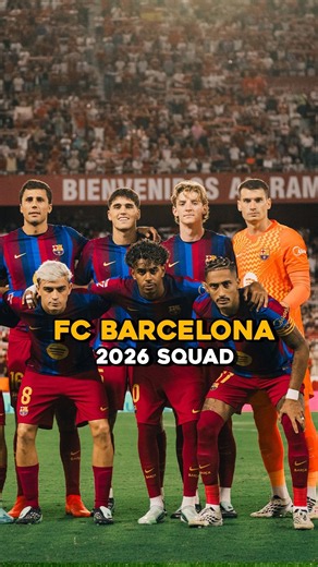 FC Barcelona Squad 26 ❤️💙