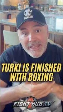 De La Hoya REVEALS Turki is done with BOXING!?