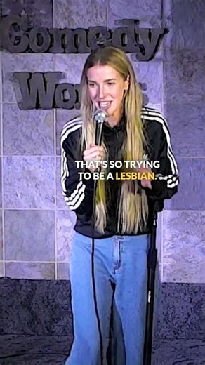 That's so trying to be a lesbian | Gabby Bryan Crowd Work Stand Up