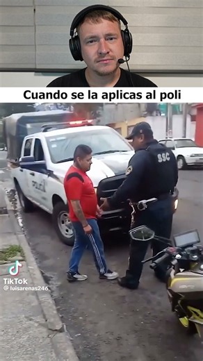 Cuando se la aplicas al poli #humor #humormexicano #memesmexicanos
