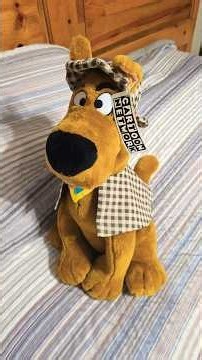 VINTAGE 1997 SCOOBY DOO AS SHERLOCK HOLMES 19"" PLUSH CARTOON NETWORK HANNA-BARBERA PlAY BY PlAY
