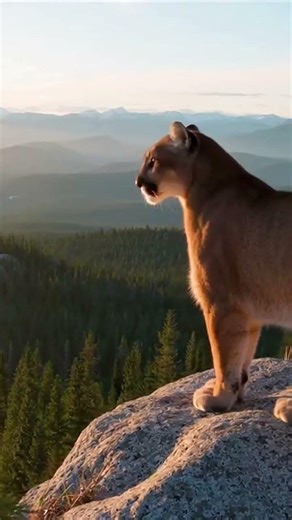 Experience the Untamed Power of Mountain Lions in Their Wild Realm 🐾