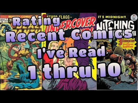 Rating My Recent Comic Book Reads 1 thru 10