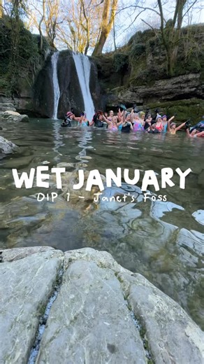 The Yorkshire Dippers | Wild Swimming Group on Instagram: "🧊 WET JANUARY - DIP 1: Janet’s Foss, Malham! 🧊 A wonderful little dip with LOTS of new and old faces! Week 1 of 5 is done - if you’d like to join us for any other dips in January you can find all the information on the link in our bio or drop us a DM! 🔗 #wildswimminguk #wildswimmingcommunity #theyorkshiredippers #wetjanuary2026"