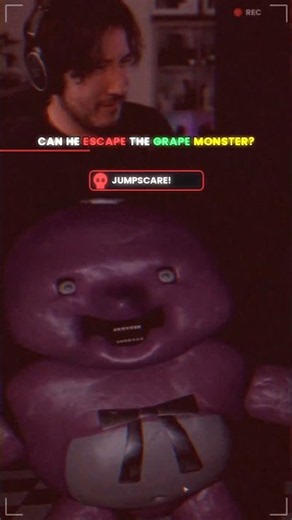 Markiplier vs The Grape Monster in Five Nights at Freddy’s 😭 #fnaf #markiplier #horrorgaming #shorts