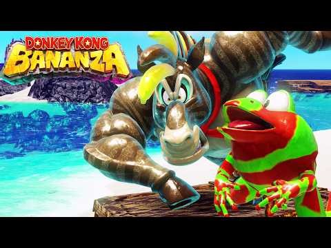 Donkey Kong Bananza All New Statues - Winky & Zebra Bananza - Emerald Rush Event 11 Walkthrough