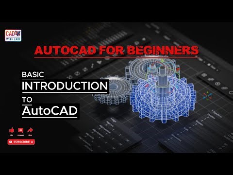 AutoCAD Tutorial | Basic Introduction Of AutoCAD (2D) for Beginners | Mechanical, Civil, Architectur