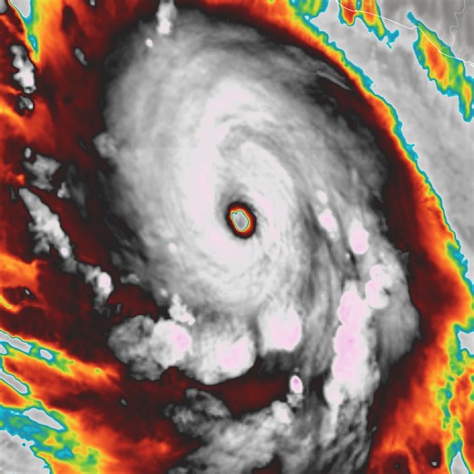Hurricane Polo intensified to a Category 5 in less than a day