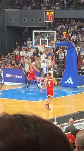 Supalpal ni Aj Edu! 🏀🖐 Gilas 🇵🇭 vs Iran 🇮🇷 #philippines #gilaspilipinas #fiba #basketball #fyp
