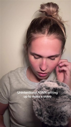 Unintentional ASMR setup sounds that trigger tingles