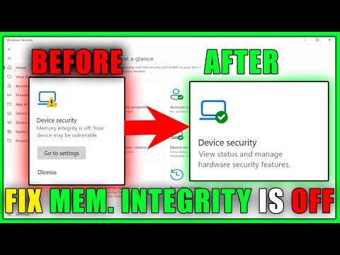 How to Fix Memory Integrity is Off on Windows Defender, Fix device security error Windows 10/11