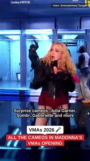 «VMAs 2026 🎤» «ALL THE CAMEOS IN MADONNA'S VMAs OPENING».