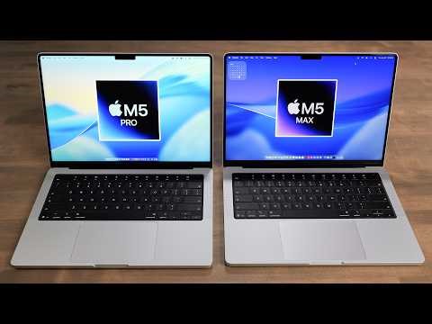Apple M5 Max MacBook Pro vs M5 Pro MacBook Pro: Real World Tests & Comparison
