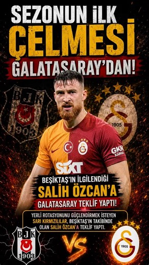 SALİH ÖZCAN TRANSFERİNDE DEV DERBİ! GALATASARAY MI BEŞİKTAŞ MI? #galatasaray #beşiktaş #transfer