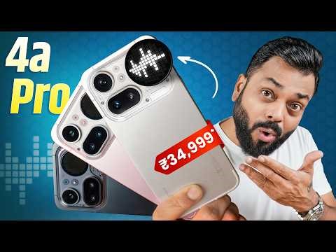 Nothing Phone (4a) Pro Unboxing & First Look ⚡ Glyph Matrix, SD 7 Gen 4, 5400mAh @ ₹3X,999*?