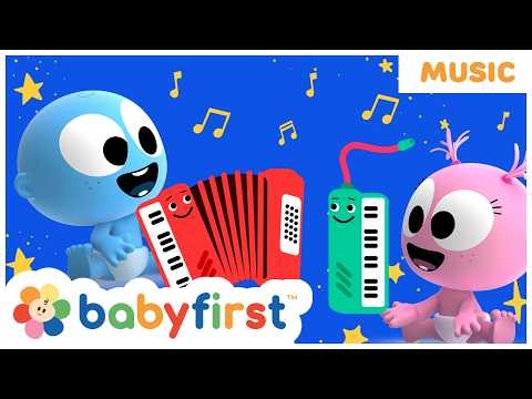 Funny babies play & learn musical instruments | GooGoo & Gaagaa educational compilation | BabyFirst