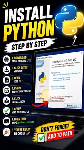 Install Python for Beginners (Step by Step)