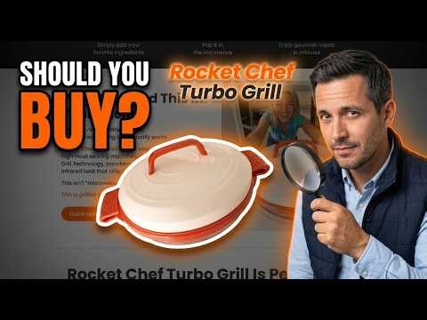 Rocket Chef Turbo Grill Review: Legit Microwave Grill or High-Risk Kitchen Gadget?