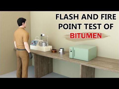 The Flash and Fire Point Test of Bitumen