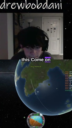 drewbobdani gets his ship into orbit | Kerbal Space Program #gaming #clips #funny #space #ksp