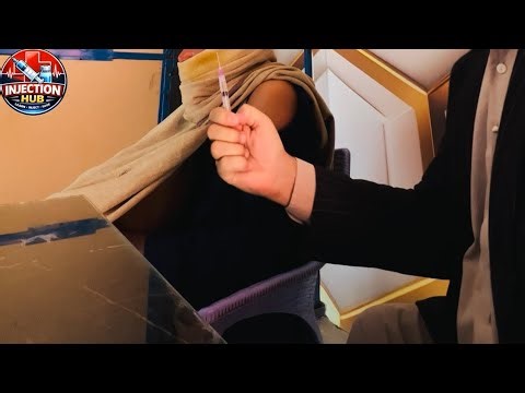 Deltoid muscle injection video|how to give intramuscular injection|doctor injection video