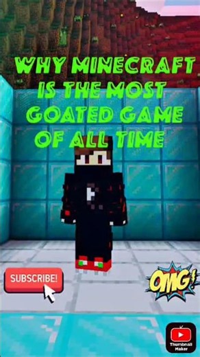 Minecraft is the most goat game of all time.🐐🤔#minecraft short