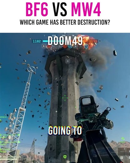BF6 vs MW4 Which Game Has BETTER Destruction