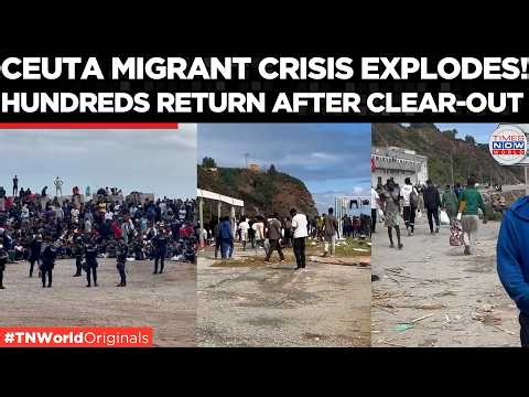 CUETA CRISIS: Hundreds Return After Police Clear Beach Camp in Spain | Times Now World