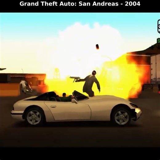 Grand Theft Auto: San Andreas (2004) Exploding Barrels