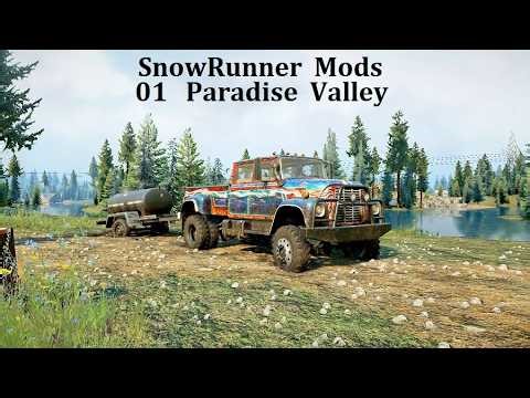 SnowRunner Mods-New Map Paradise Valley-Contracts and assignments Part 01