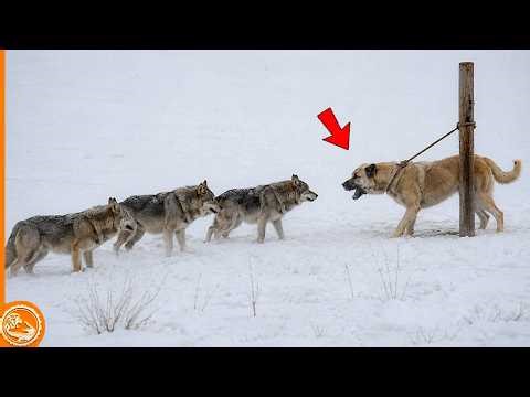 These Stupid Wolves Attacked the Wrong Dog..They Paid Heavy Price!