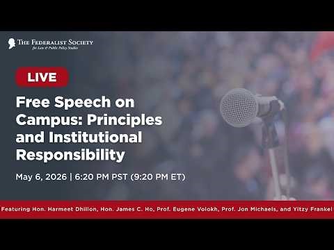 Free Speech on Campus: Principles and Institutional Responsibility