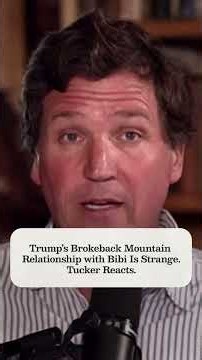 Tucker Reacts to Trump’s Emasculating Relationship With Bibi