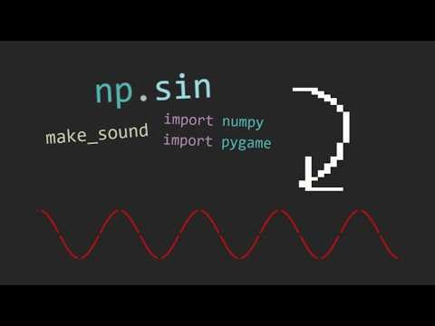 How to make sound with Pygame and NumPy | Tutorial