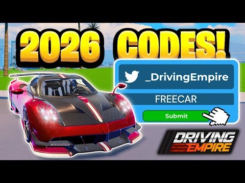 All WORKING Codes For Roblox Driving Empire 2026!